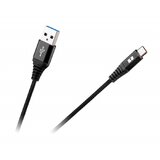 Rebel USB kabel 2.0 M.- tip C. M., črne barve, 0,5m Cene