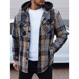 DStreet Kurtka męska ocieplana z kapturem granatowa | Shoptok.si