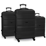 Sazio Set ABS kofera 3/1 Porto u crnoj boji | ePonuda.com