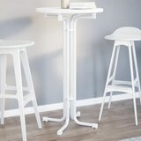  Barski stol bijeli Ø 60x110 cm konstruirano drvo i čelik | shoptok.hr