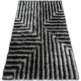 RugsX Preproge Preproga košati FLIM 010-B3 sodobni, Labirint - 120x160 cm Črna | Shoptok.si