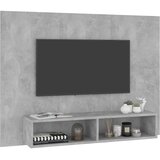  Zidni TV ormarić siva boja betona 120 x 23,5 x 90 cm drveni | shoptok.hr