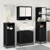 vidaXL set namještaja za kupaonicu 4 pcs crni hrast 65 x 33 x 60 cm | shoptok.hr