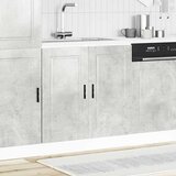 vidaXL Donji ormarić za sudoper Porto boja betona 80x46x81,5 cm drveni | shoptok.hr