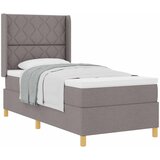  Krevet s opruga kutije Sivo-smeđa 90 x 200 cm tkanina | shoptok.hr