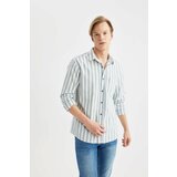 Defacto Regular Fit Cotton Striped Long Sleeve Shirt Cene