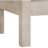  Konzolni stol bijeli 110 x 35 x 75 cm od masivnog drva manga | shoptok.hr