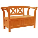 vidaXL Zunanje klopi Rjava Trden akacijev les 44,5 x 119 x 75,5 cm | Shoptok.si