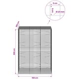  Gabion s žicom debljine 3,5 mm i mrežom 5x5 cm 150x100x200 cm Slike