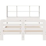 vidaXL Okvir kreveta bez madraca bijeli 120 x 190 cm masivna borovina | shoptok.hr