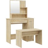 vidaXL toaletni stolić boja hrasta sonome 86,5 x 35 x 136 cm | shoptok.hr
