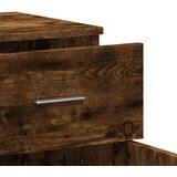 vidaXL Komoda 2 kosa dimljeni hrast 79x38x80 cm inženirski les | Shoptok.si