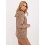 Wool Fashion Italia Sweater-AT-SW-23445.00-dark beige | shoptok.hr