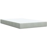  Krevet s oprugama i madracem svjetlosivi 120x190 cm baršunasti | shoptok.hr