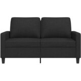  Dvosjed od tkanine crni 120 cm Crna | Shoptok.si
