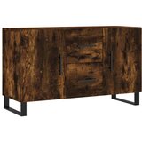  Komoda boja dimljenog hrasta 100 x 36 x 60 cm konstruirano drvo | shoptok.hr
