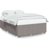 vidaXL Posteljni okvir taupe 140x200 cm blago, (21308897) | Shoptok.si