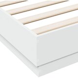  Okvir za krevet bijeli 135x190 cm konstruirano drvo | shoptok.hr