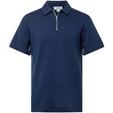 Burton Menswear London Majica mornarsko plava / crna / bijela
