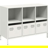  Komoda - Predalnik bela 101,5x39x73,5 cm hladno valjano jeklo, (21722108) | Shoptok.si