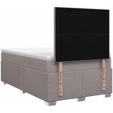  Boxspring krevet s madracem Sivosmeđa 120 x 190 cm Tkanina | shoptok.hr