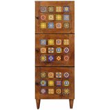  Highboard s pohranom Orah 40 x 33 x 110 cm Čvrsto drvo manga | shoptok.hr