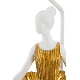Mauro Ferretti Bijela/u zlatnoj boji stolna lampa s tekstilnim sjenilom (visina 90,5 cm) Dancer – | shoptok.hr