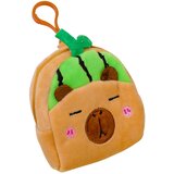  Plush Wallet with Keychain Capybara Watermelon Green 9.5 x 8 cm | Shoptok.si