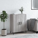 vidaXL Komoda siva sonoma 69,5x34x90 cm inženirski les Cene