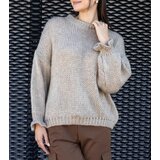 UR/CEO Bright beige asymmetrical sweater Castia Cene
