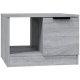 Maison Chic Klubska mizica - kavna mizica - Nizka mizica siva sonoma 50x50x36 cm konstruiran les, (21753048) Cene
