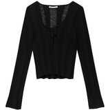 Pull&Bear Pulover črna | Shoptok.si