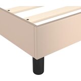  s oprugama i madrac cappuccino 90x190 cm od umjetne kože | shoptok.hr