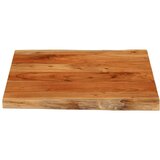 Stolna Mizna plošča 40x40x3,8 cm kvadratna trdna akacija naravni rob, (21410669) | Shoptok.si