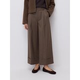 Reserved Hlače s manšetama - boja kave | shoptok.hr