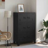 Furnova Industrijska omara črna 75x40x120 cm jeklo, (21954246) | Shoptok.si