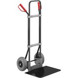 eurokraft pro voziček za prevoz vreč, črne barve, nakladalna površina šxg 450 x 500 mm, črne barve, pu-kolesa Cene