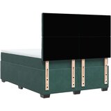  Krevet s oprugama i madracem tamnozeleni 140x200 cm baršunasti | shoptok.hr