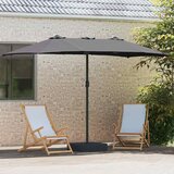  Vrtni suncobran Antracit 385 x 209 x 244 cm Poliester i čelik | Eponuda.ba