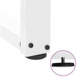  Noge za klub stolić T-oblika 2 kom Bijele 30x25x(30-31) cm Čelik | shoptok.hr