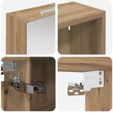  Komplet omaric za kopalnico s polico 3 pcs 130 x 14,5 x 70 cm, (5000246044) | Shoptok.si