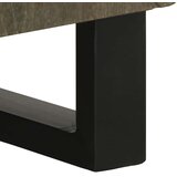 vidaXL Komoda črn 60x33x75 cm trden mangov les | Shoptok.si