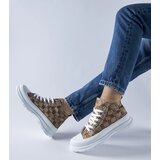 Gemre Brown sneakers adorned with Terenzio monogram | Shoptok.si