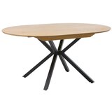 Unique Furniture Okrogla raztegljiva jedilna miza z dodatno ploščo ø 120 cm Cesura – | Shoptok.si