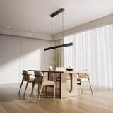  NVC LED Linearna lampa, Viseća, Crna Cene