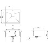  Sudoper Aquasanita AIRA 100 N-T Graphite | shoptok.hr