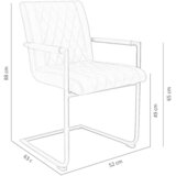 MID.YOU SET NASLANJAČEV, kovina, tekstil barve konjaka | Shoptok.si