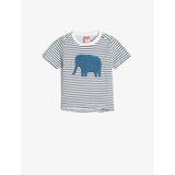 Koton T-Shirt Short Sleeve Crew Neck Elephant Printed Cotton cene