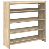 Maison Chic Regal za čevlje - Polica za čevlje sonoma hrast 80x25x81 cm inženirski les, (21778026) | Shoptok.si