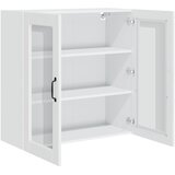 Zidni stakleni ormarić Visoki sjaj bijela 80 x 31 x 80 cm | shoptok.hr